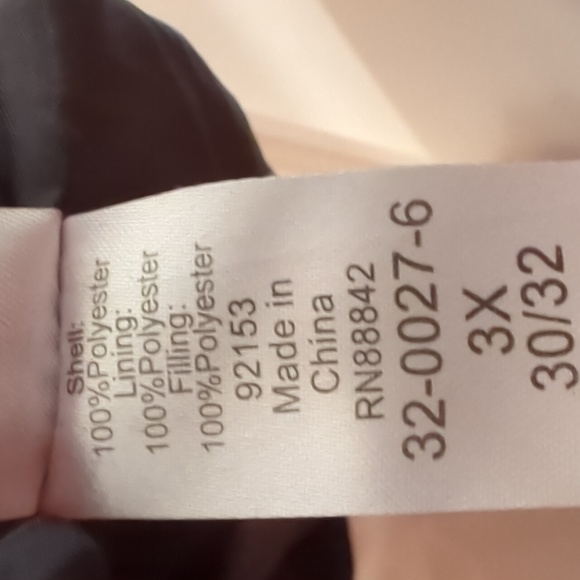 Woman Within Quilted Vest Black 30/32 - Picture 7 of 7